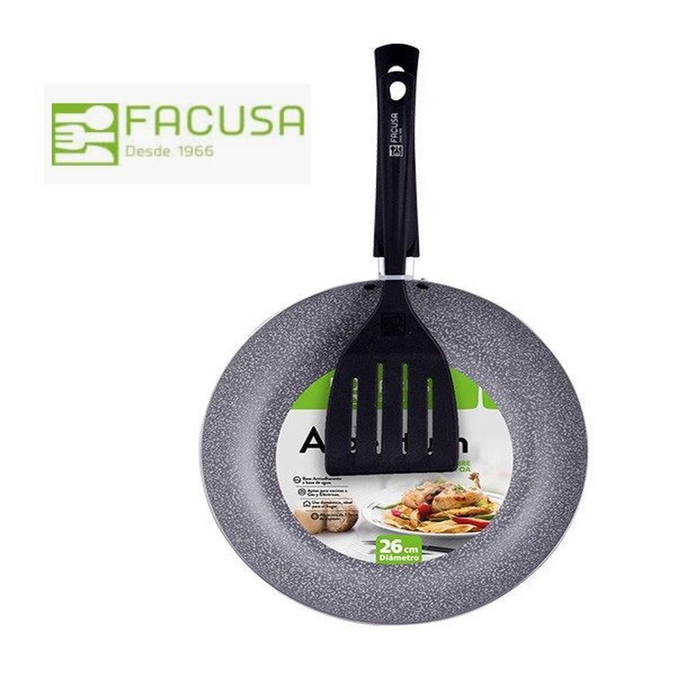 Sartenes Facusa Roja 22 cm con Espatula