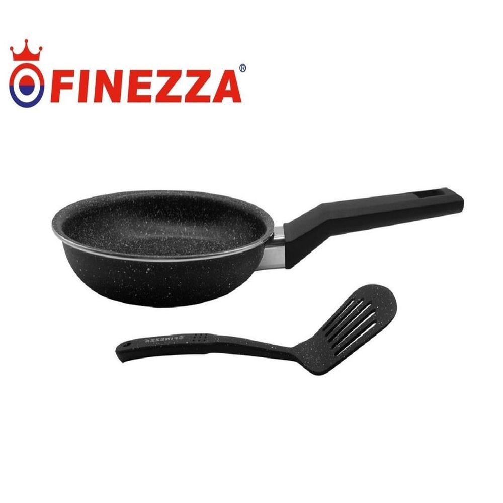 Sartén Ultra Grano con espátula Finezza 20cm Gris oscuro Sartén Ultra Grano con espátula Finezza 20cm Gris oscuro