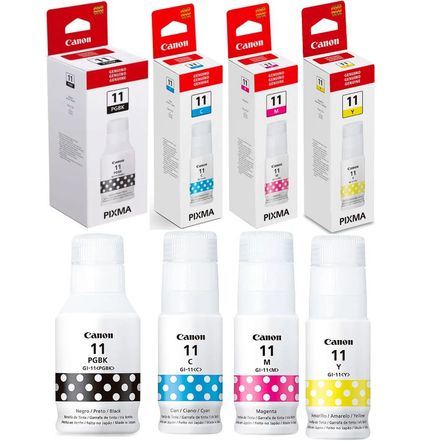 Botella Tinta Canon GI-11 KIT PACK Botella Tinta Canon GI-11 KIT PACK