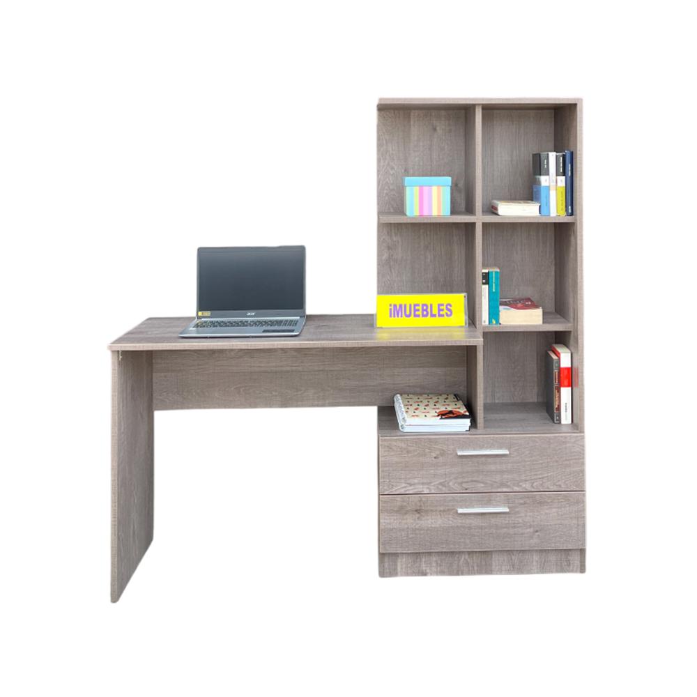 Escritorio con Estante Color Macchiato Escritorio con Estante Color Macchiato