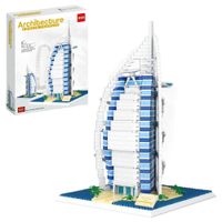 Bloques Arquitectura - Hotel Burj al Arab - Dubai UAE 2112pcs