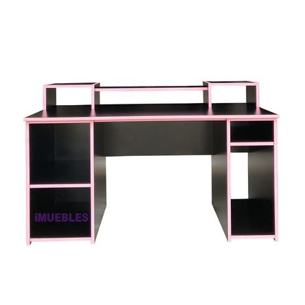 Escritorio GAMER 2.0 Rosado/Negro