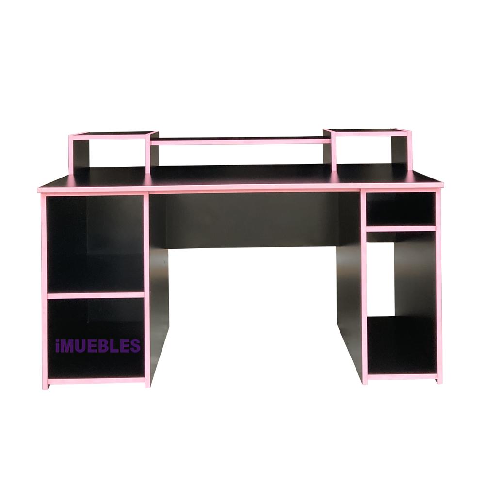 Escritorio GAMER 2.0 Rosado/Negro