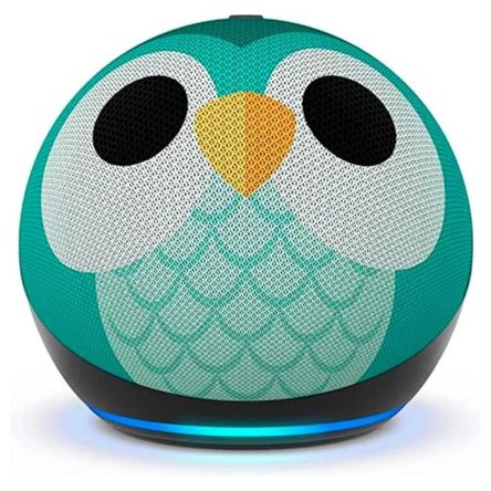ASISTENTE DE VOZ AMAZON ECHO DOT KIDS 5TH GEN PARLANTE ALEXA BUHO