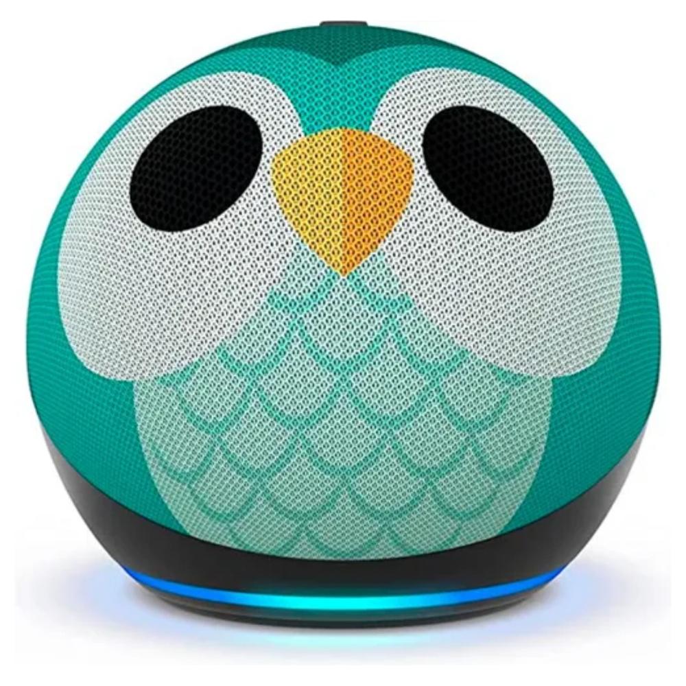 ASISTENTE DE VOZ AMAZON ECHO DOT KIDS 5TH GEN PARLANTE ALEXA BUHO