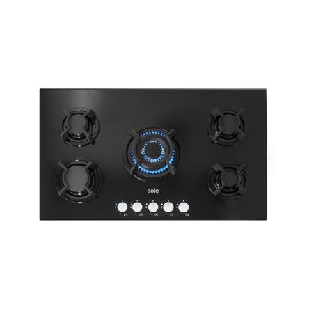 Encimera de Vidrio Templado Sole 86 Cm 5 Hornillas 3120SOLCO033 Encimera de Vidrio Templado Sole 86 Cm NO USAR Encimera de Vidrio Templado Sole 86 Cm 5 Hornillas 3120SOLCO033 Encimera de Vidrio Templado Sole 86 Cm NO USAR