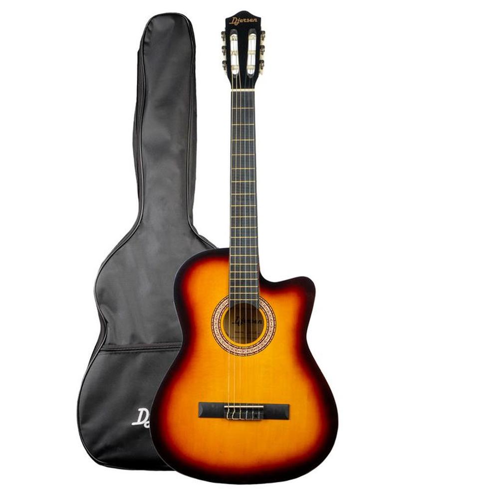 Guitarra Acústica Clásica de Nylon Djersen DJ39 Sunburst