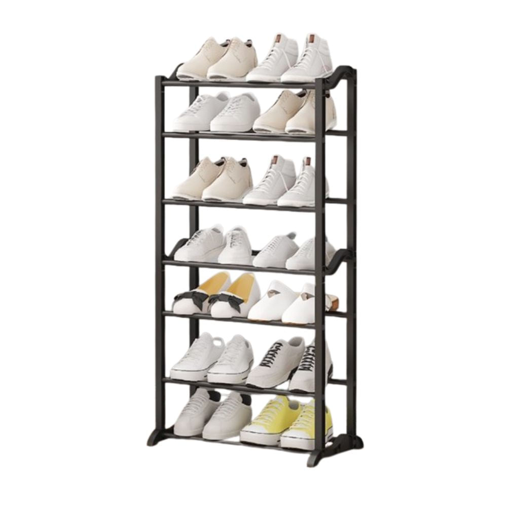 Zapatera Negra 7 niveles Orange