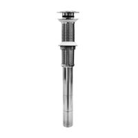 Desagüe Xl Push Acero Inoxidable Tapón Grande sin rebose 13"" Metusa
