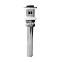 Desagüe Push Acero Inoxidable Tapón Estandar con rebose 9"" Metusa