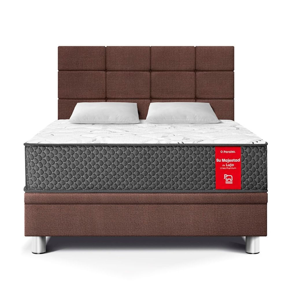 Dormitorio Boxet Blocks Su Majestad 2 Plazas Chocolate Paraiso
