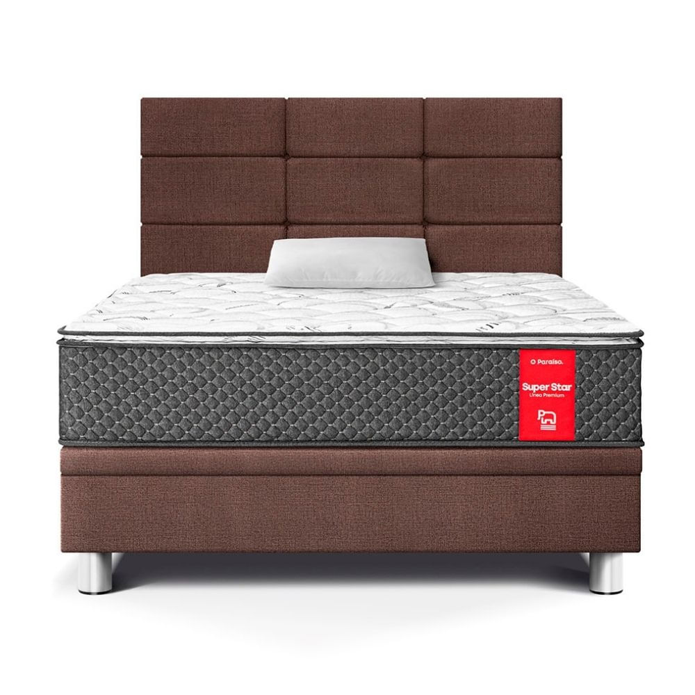 Dormitorio Boxet Blocks Super Star 1.5 Plazas Chocolate Paraiso