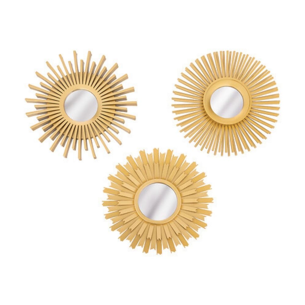 Lote de 3 Espejos 25cm Atmosphera