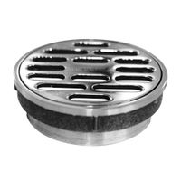 Sumidero Redondo Ultrainox 4"" Acero Inoxidable Pulido Metusa