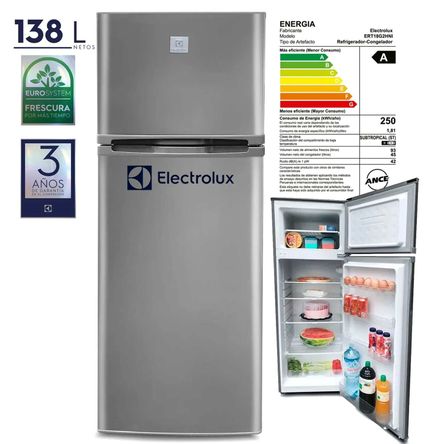 Refrigeradora Electrolux Frost Top Mount 138 Litros ERT18G2HNI