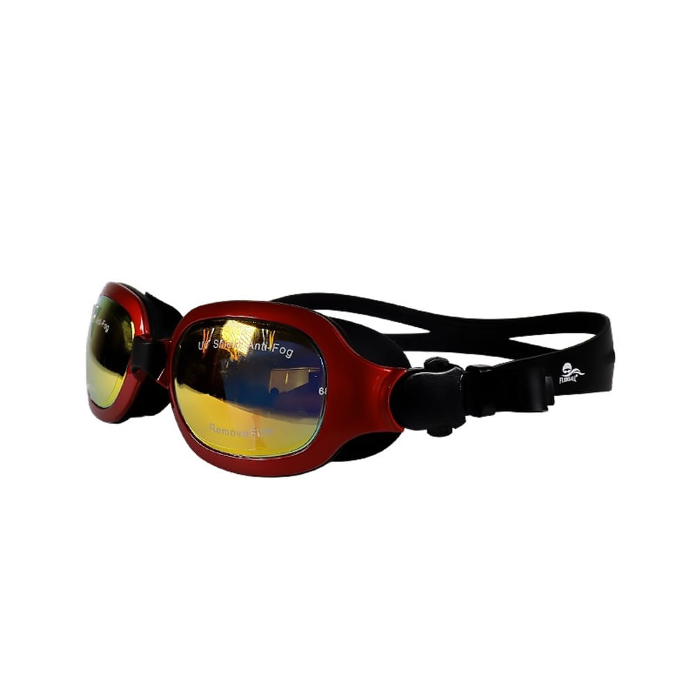 Lentes de Natación Negros  con Protección UV y  Tapón de oido - Modelo G6851