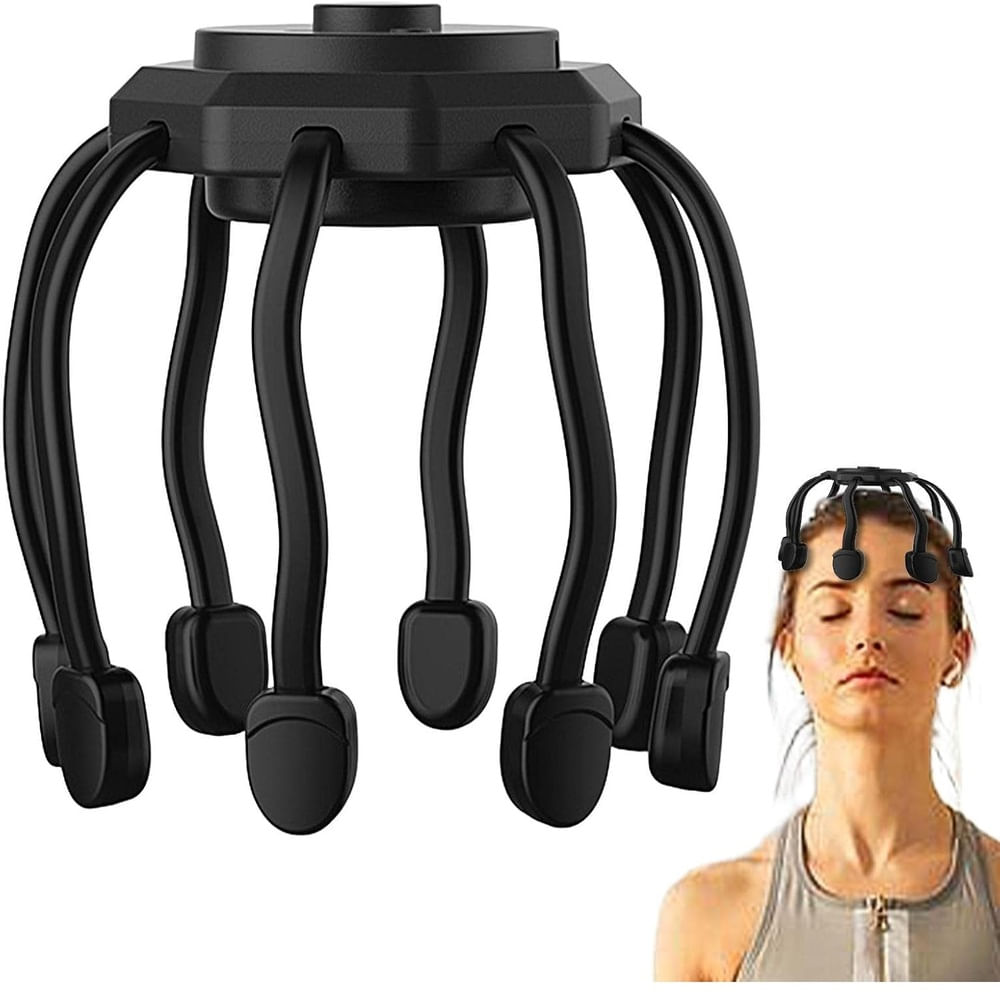 Masaje Eléctrico del Cuero Cabelludo 3 Modos Cordless Portátil de 360 Grados