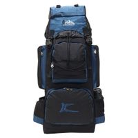 Mochila Campera Kengar Modelo N.4 Negro - Acero