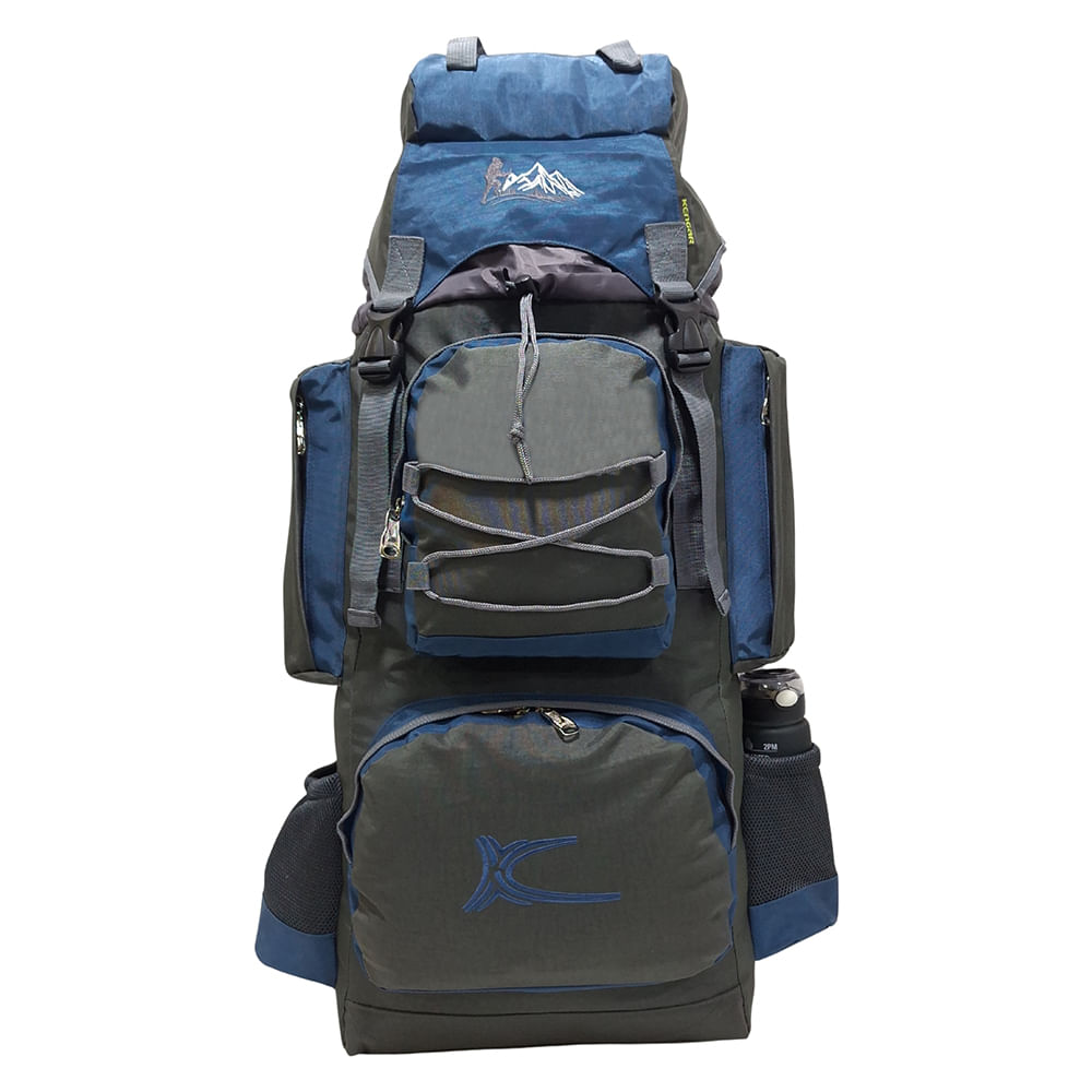 Mochila Campera Kengar Modelo N.4 Plomo - Acero