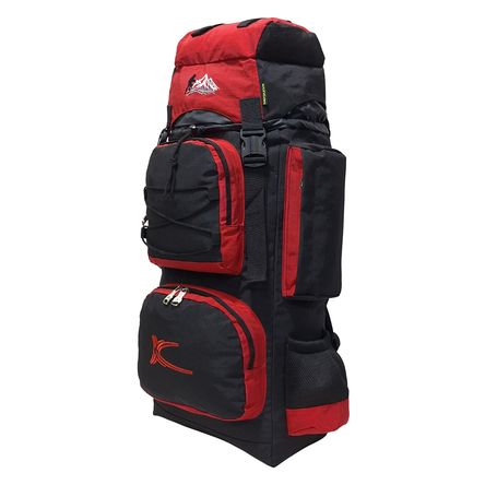 Mochila Campera Kengar Modelo N.4 Negro - Rojo Mochila Campera Kengar Modelo N.4 Negro - Rojo