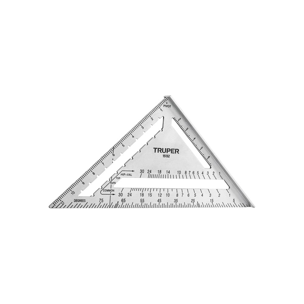 Escuadra 12" de Aluminio para Drywall Muros de Yeso Truper 15132