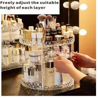 Organizador giratorio de maquillaje 360