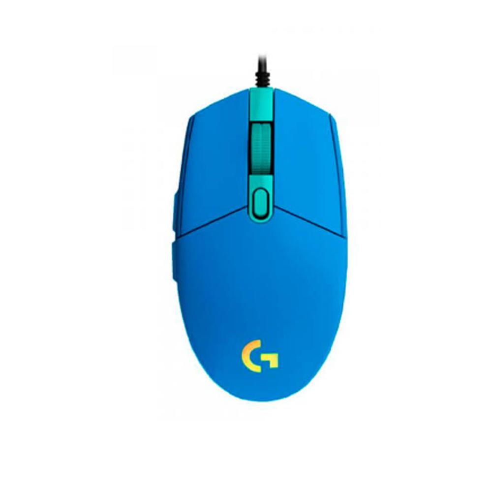 MOUSE LOGITECH G203 LIGHTSYNC OPTICAL 8000 DPI RGB AZUL