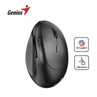 MOUSE GENIUS ERGO 8350S WIRELESS BLUETOOTH VERTICAL ERGONOMICO GRIS OCURO