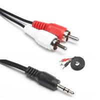 Cable Jack 3.5mm Macho a 2 Rca Macho 1.5 Metros