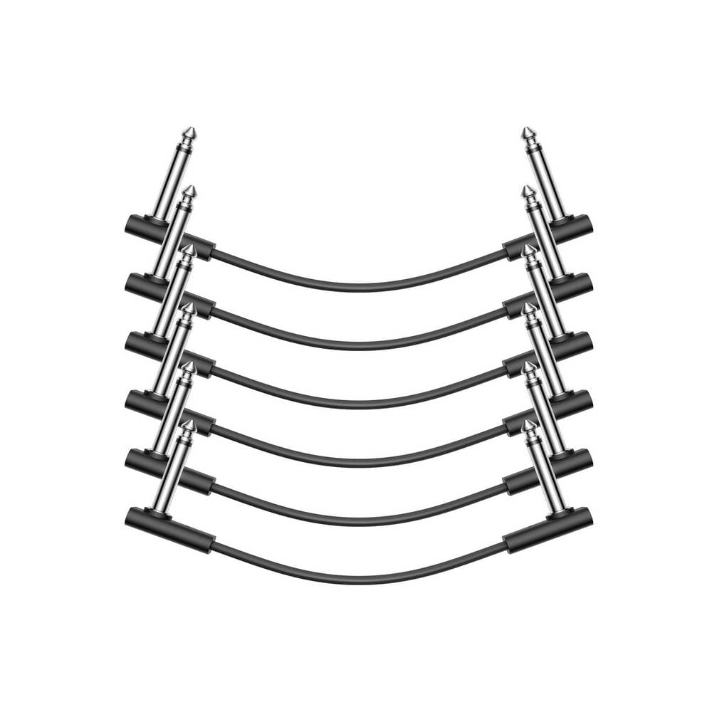 Cables Patch Pedal Donner 15cm Guitar Patch Cable Flat - Pack de 6 - EC1125 Cables Patch Pedal Donner 15cm Guitar Patch Cable Flat - Pack de 6 - EC1125