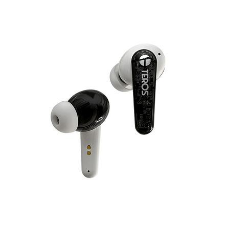 Audifono Bluetooth Tws Teros Te-8072n Negro Blanco