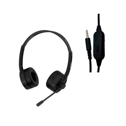 Auriculares Teros TE-8032N Con Micrófono Negro Auriculares Teros TE-8032N Con Micrófono Negro