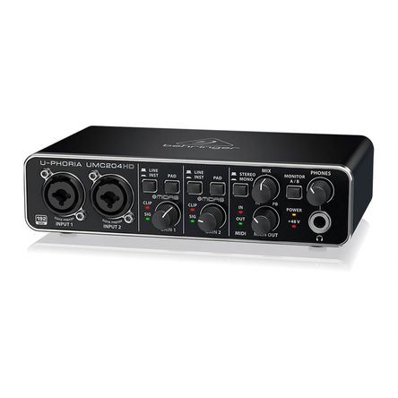Interfaz de Audio Behringer UMC204 HD SM-UMC204HD Interfaz de Audio Behringer UMC204 HD SM-UMC204HD