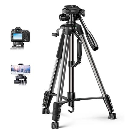 Tripode Ugreen Lp661 Profesional Camara Celular 1.75m Negro