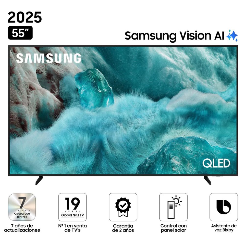 Televisor QLED 55'' SAMSUNG QN55Q7FAAGXPE VISION AI 2025