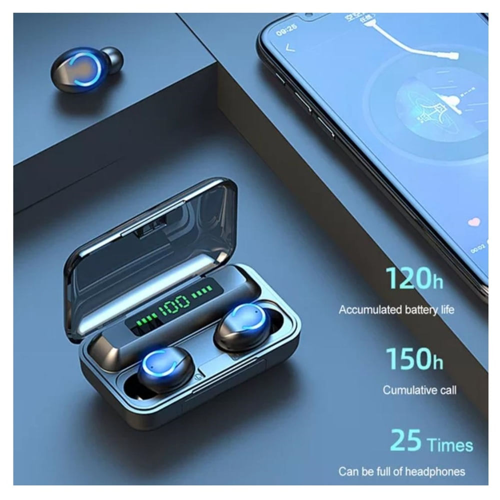 AUDIFONO TACTILES F9 -V5.3-TWS AUDIFONO TACTILES F9 -V5.3-TWS