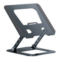 Soporte Metálico Laptop 10-17""  Ajustable Altura 45-30 cm y Doble Eje HX-ZJ51