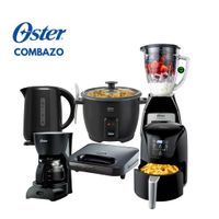 Combo Licuadora - Hervidor -  Arrocera - Sandwichera - Cafetera y Freidora
