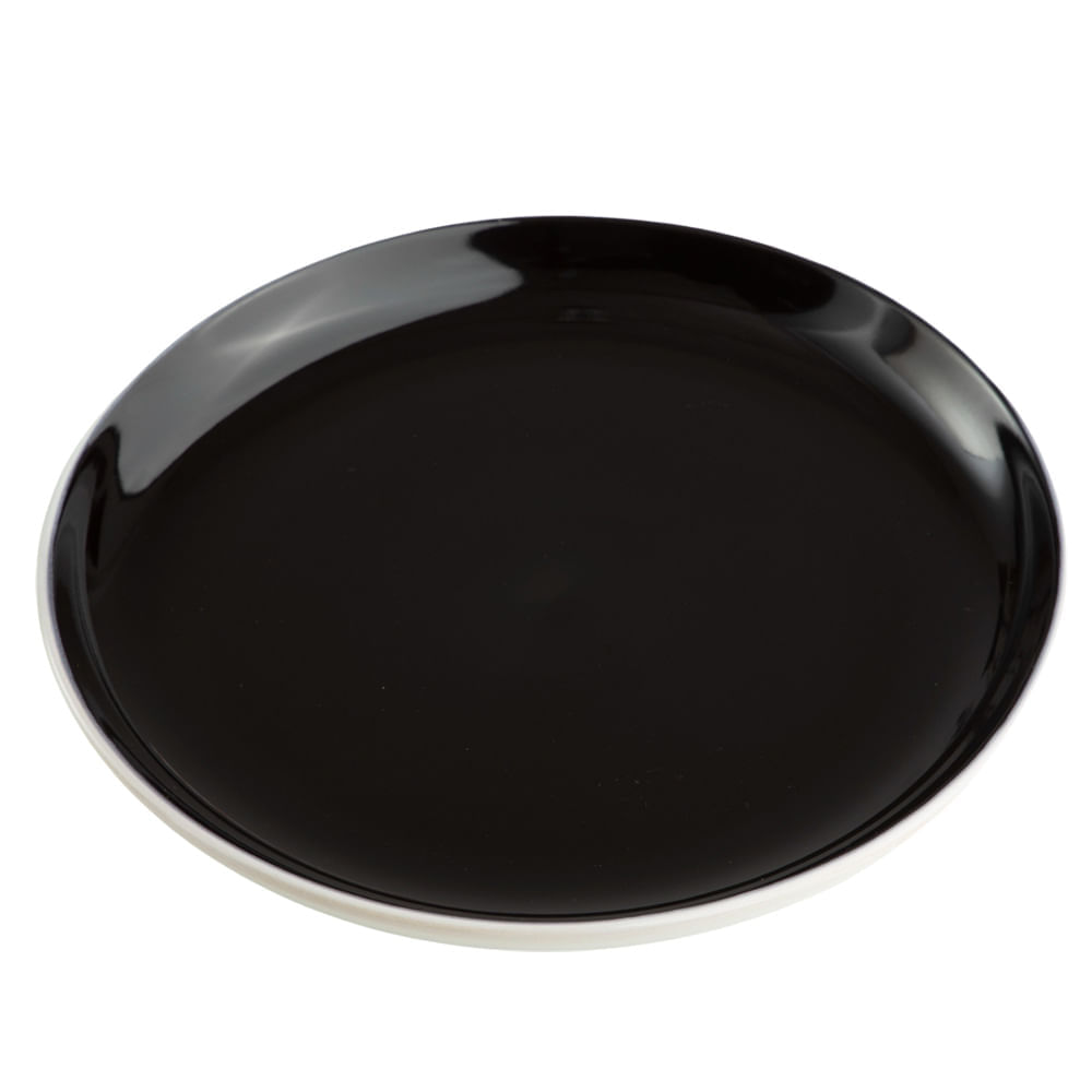 Plato DECO HOME Tendido Negro 27cm B&W