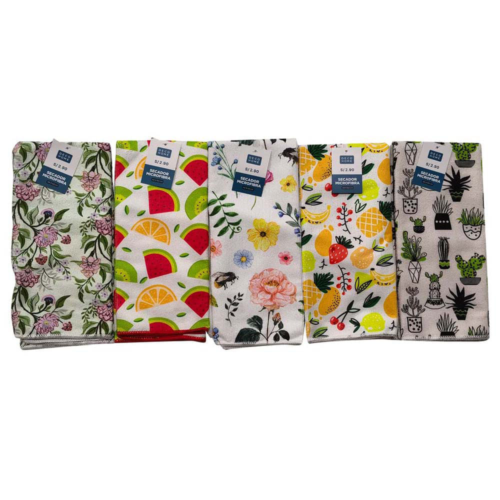 Set de Secadores DECO HOME x1 Viva La Cocina (Modelos Aleatorios)