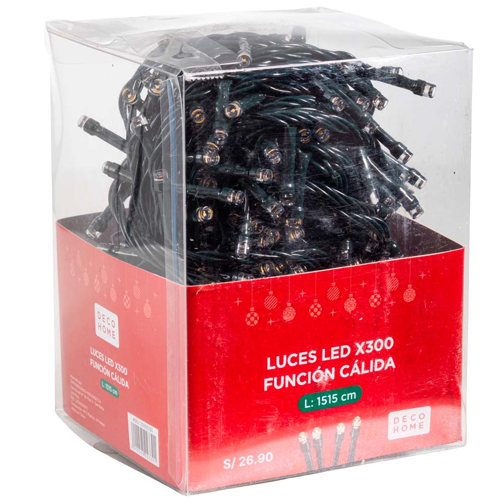 Luces Led DECO HOME x300 Fun. Calida