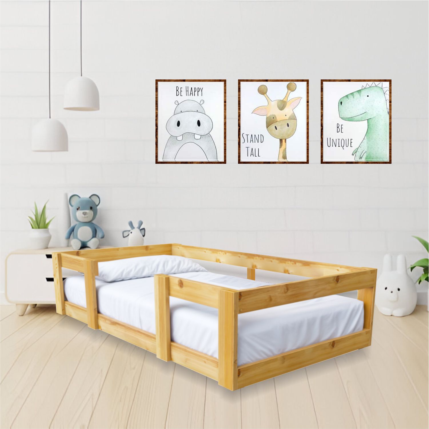 Cama Montessori Lalin Plaza y Media