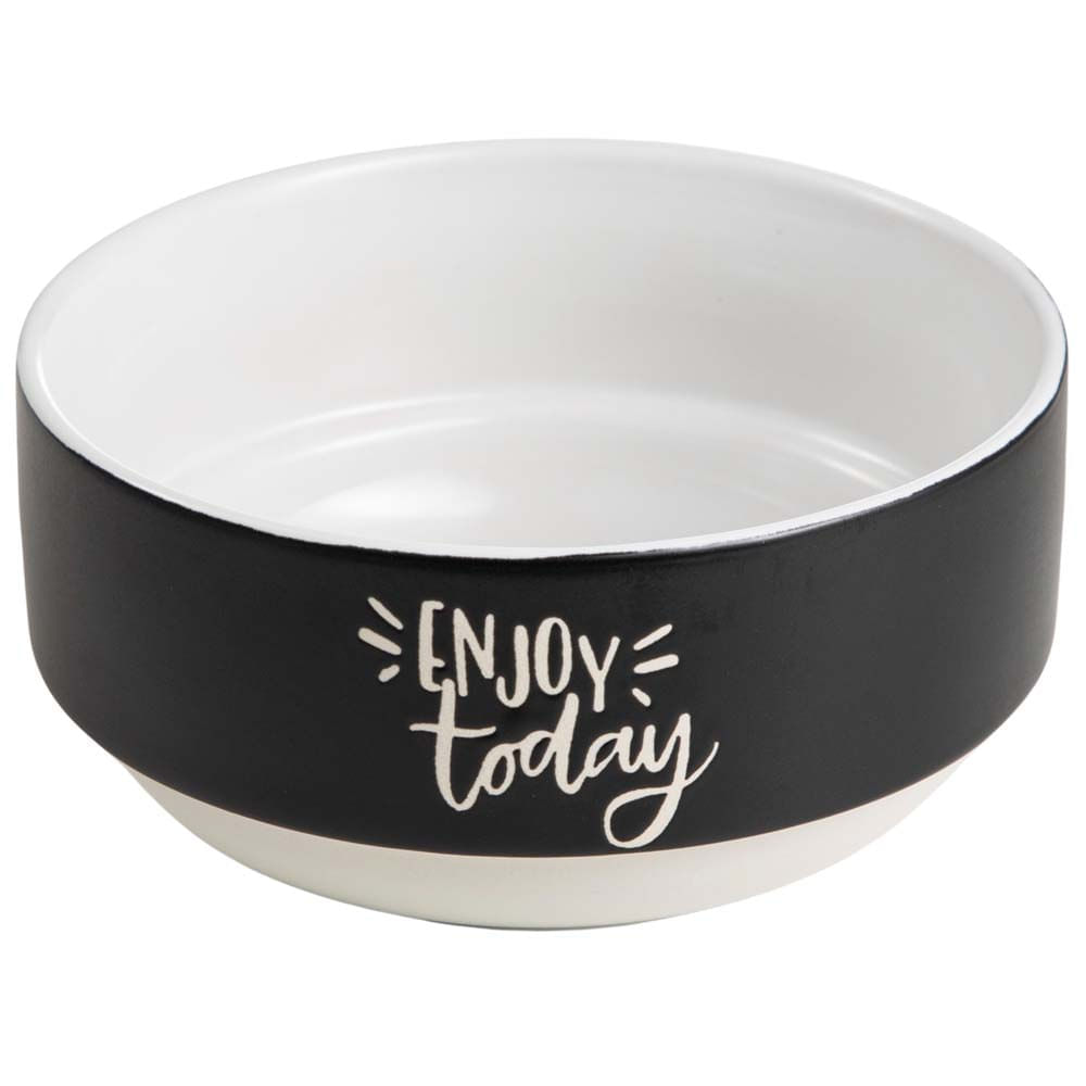 Bowl DECO HOME Enjoy Today B&W Home