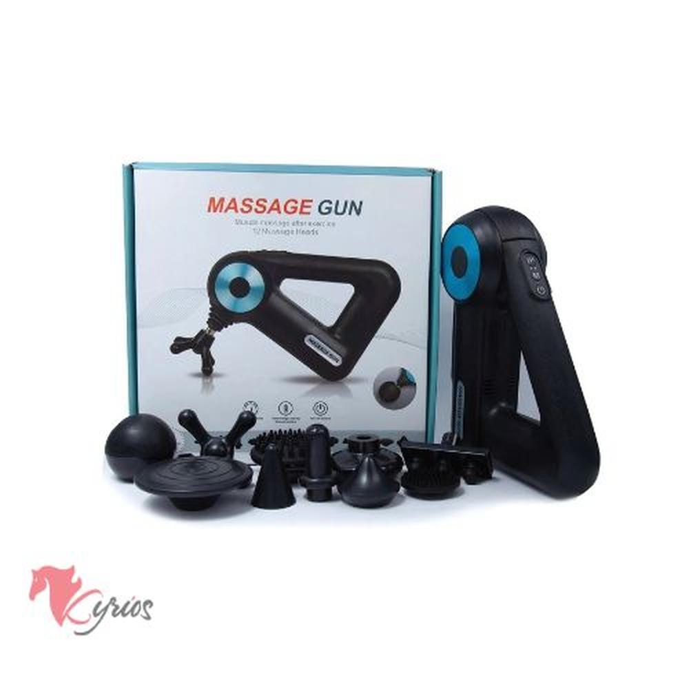 Pistola De Masaje Recargable Muscular 8 En 1 Triangular