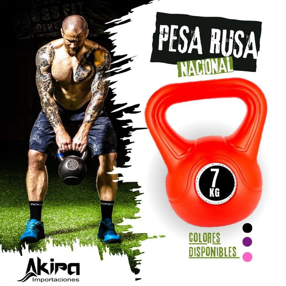 Pesa Rusa 7 Kilos Nacional PVC