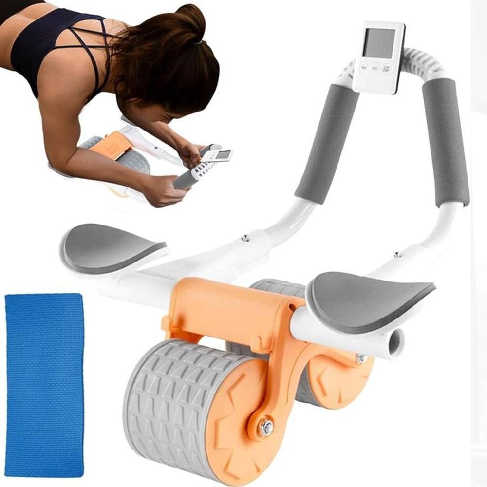 RUEDA ABDOMIONAL CON 2 CODERAS Y PANTALLA LCD PARA ENTRENAR