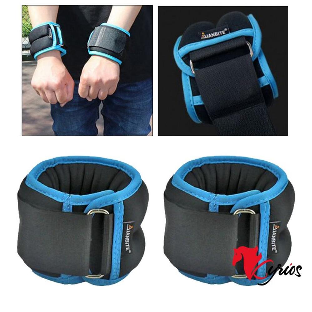 MUÑEQUERA Y TOBILLERA DE PESO IMPORTADO DE 1 1/2 KG O 1500 GR