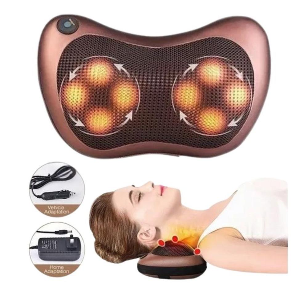 Almohada Masajeador Cuello Cervical Cojín Infrarrojo