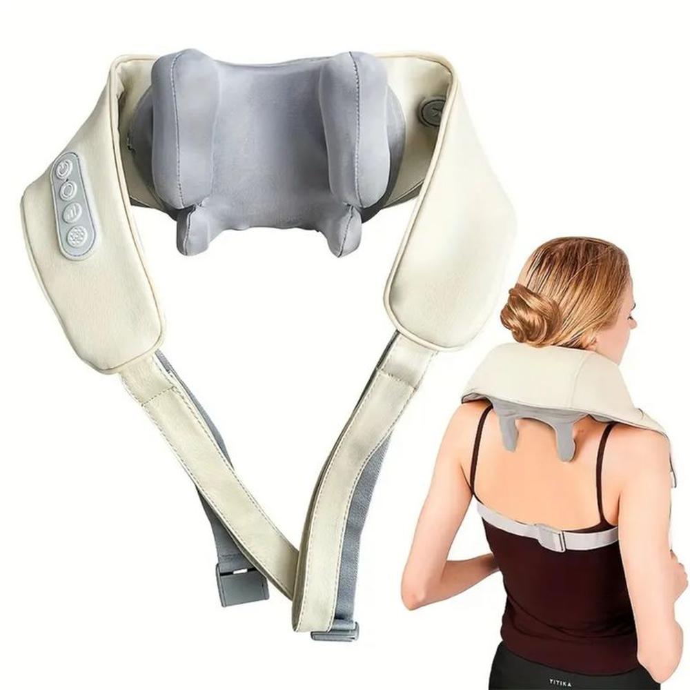 Masajeador Recargable de Espalda con Correas Ajustables
