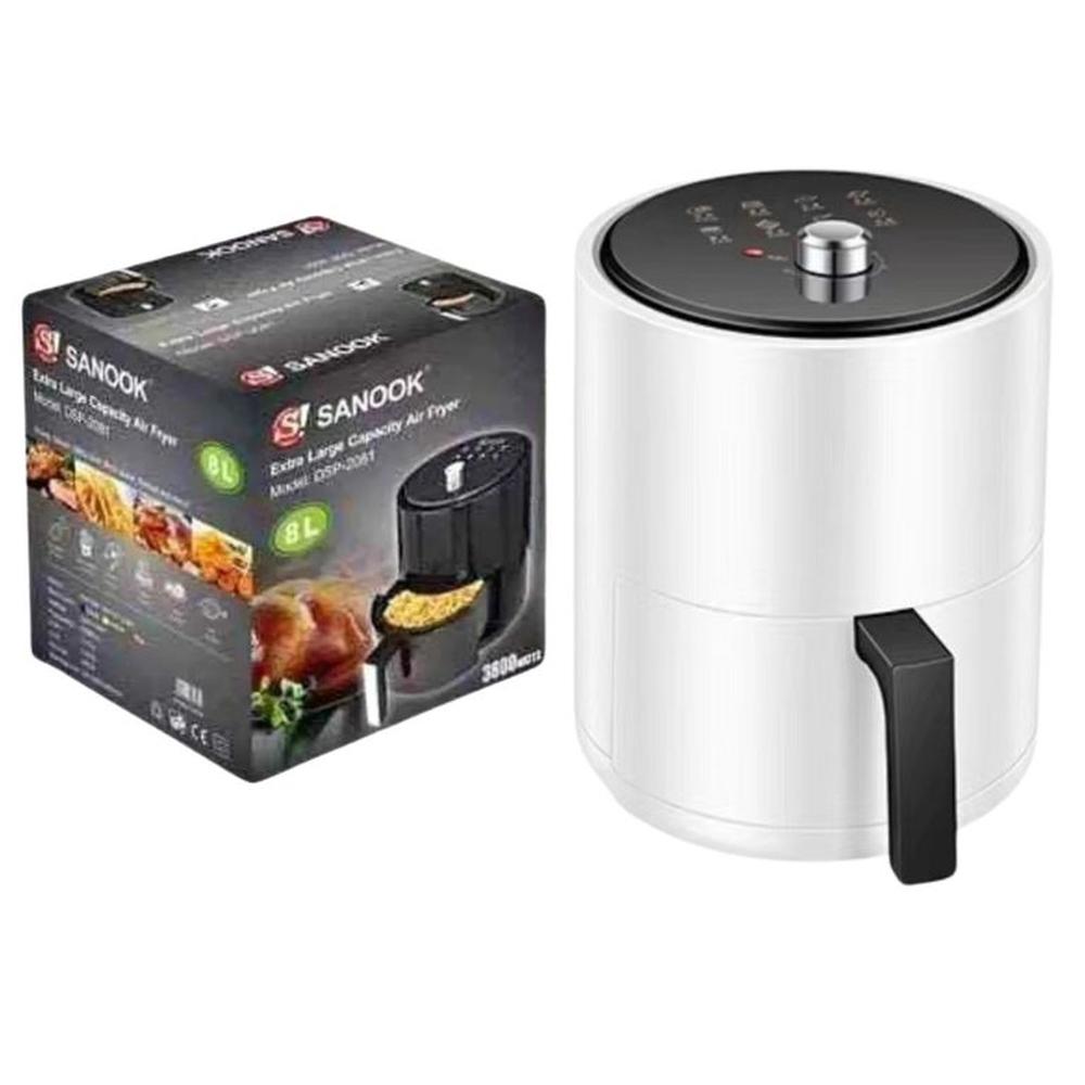 Freidora de Aire 8 Litros SANOOK BLANCO